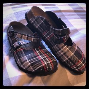 Birkenstocks plaid size 38